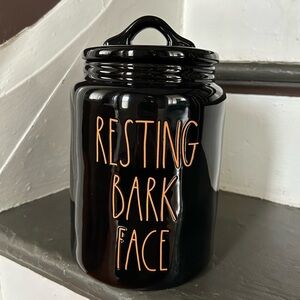 Rae Dunn RESTING BARK FACE Canister